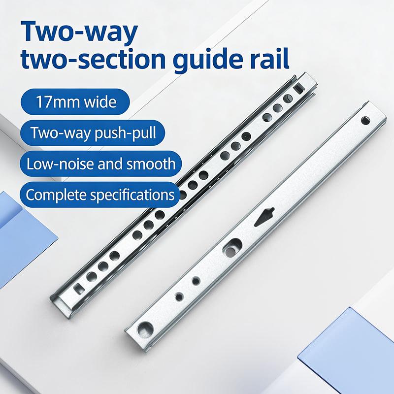 Drawer Slide Pair - Corrediças de Gaveta com Rolamento de