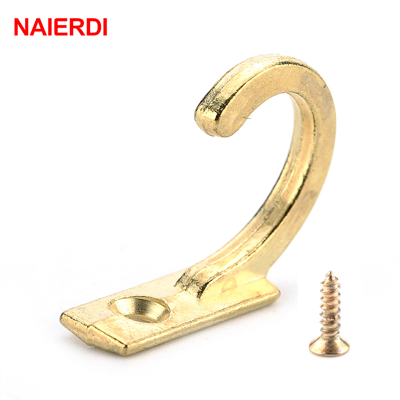 Furniture Hardware Brackets - NAIERDI-Pequenos Ganchos Antigos, Cabide De Parede,