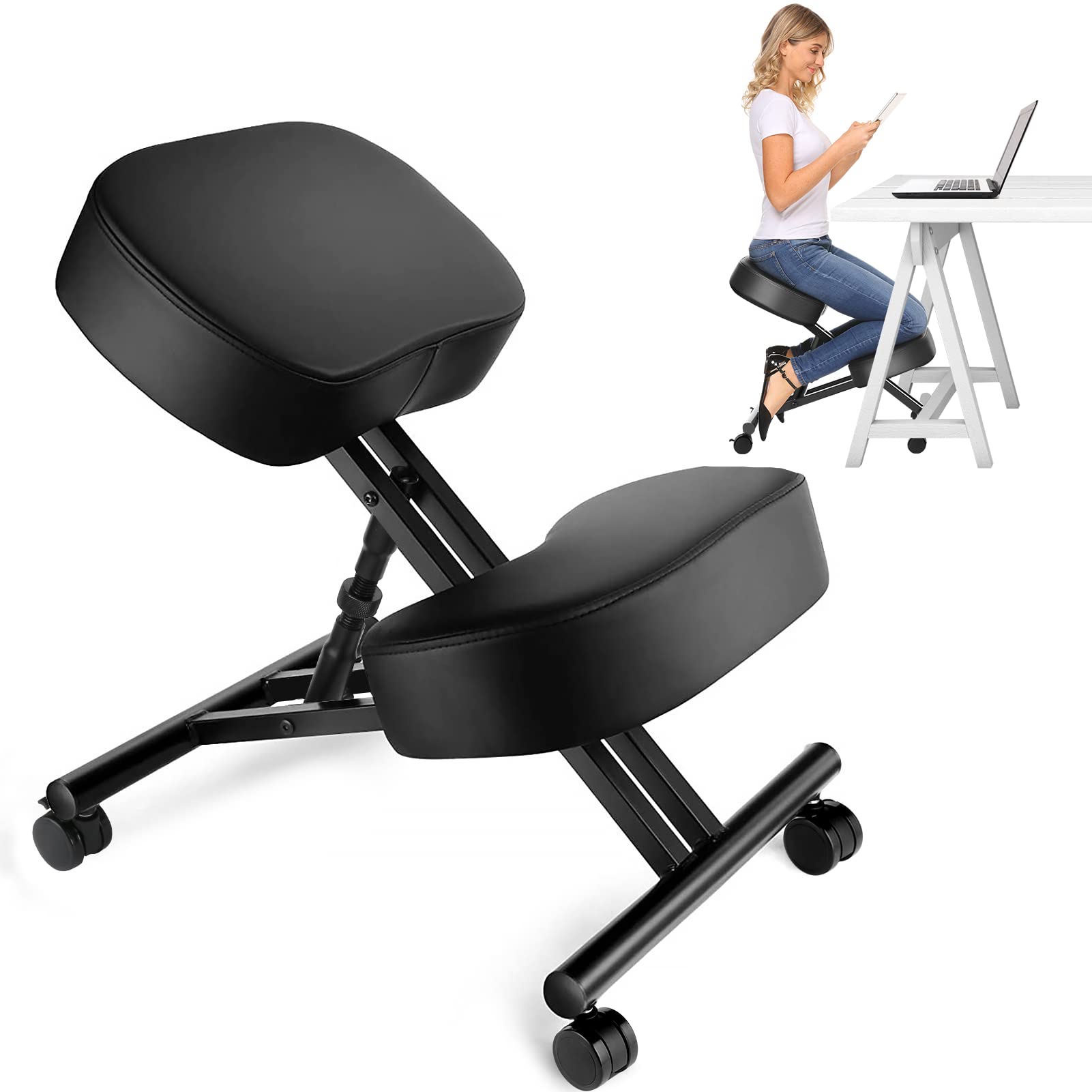 Home Furniture & Hardware Trading - Cadeira Ergonômica para Escritório, Banqueta Ajustável