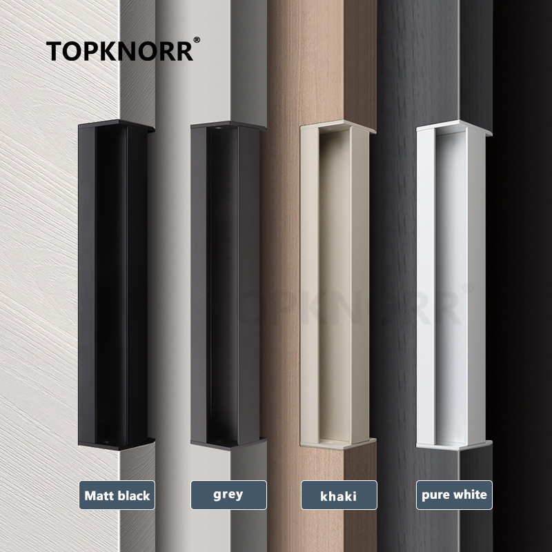 Furniture Joint Hardware - Maçaneta lateral para porta de bolso,