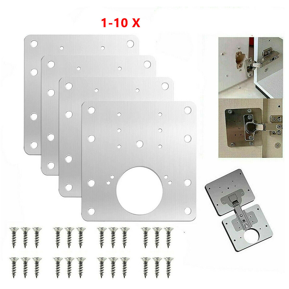 Furniture Hardware Repair - 2/4/10 Peças Dobradiças de Porta em
