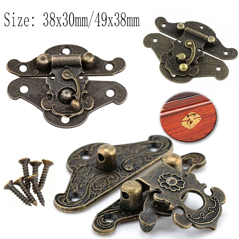 Furniture Hardware Screws - 5/10 pçs vintage metal ferragem móveis