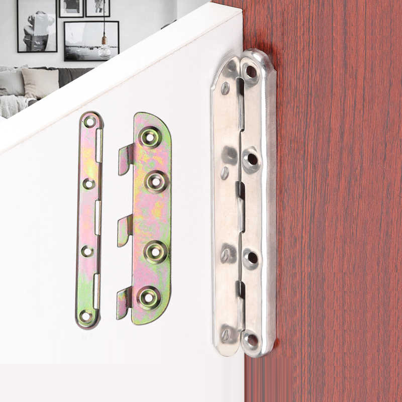 Furniture Rails Hardware - 1 conjunto de suportes de metal