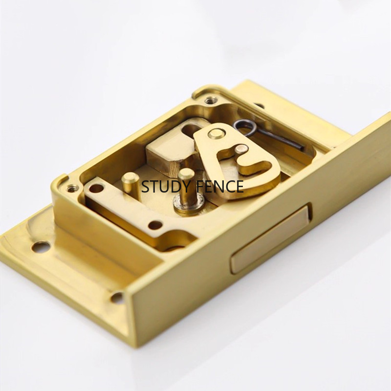 Furniture Hardware Brackets - Fechadura de gaveta de metal antigo,