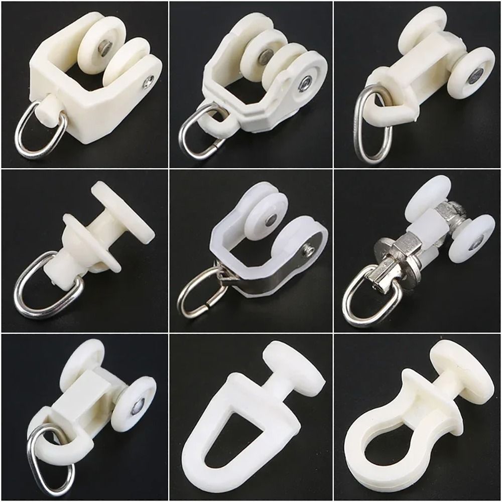 Furniture Rails Hardware - 10 Peças de Rodízios para Trilho