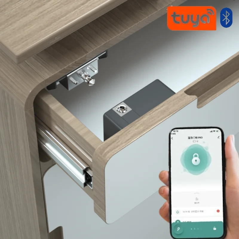 Furniture Hardware Brackets - Tuya fechadura inteligente para porta de
