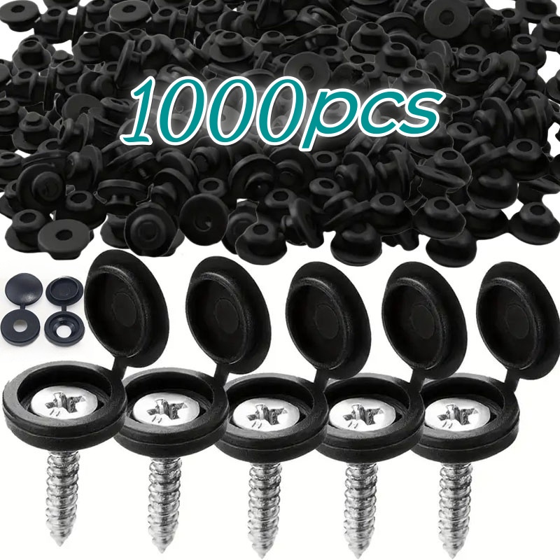 Furniture Hardware Screws - Tampa de parafuso de plástico com