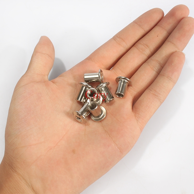 Furniture Hardware Barrel Nut - 10 peças 6mm porca de barril
