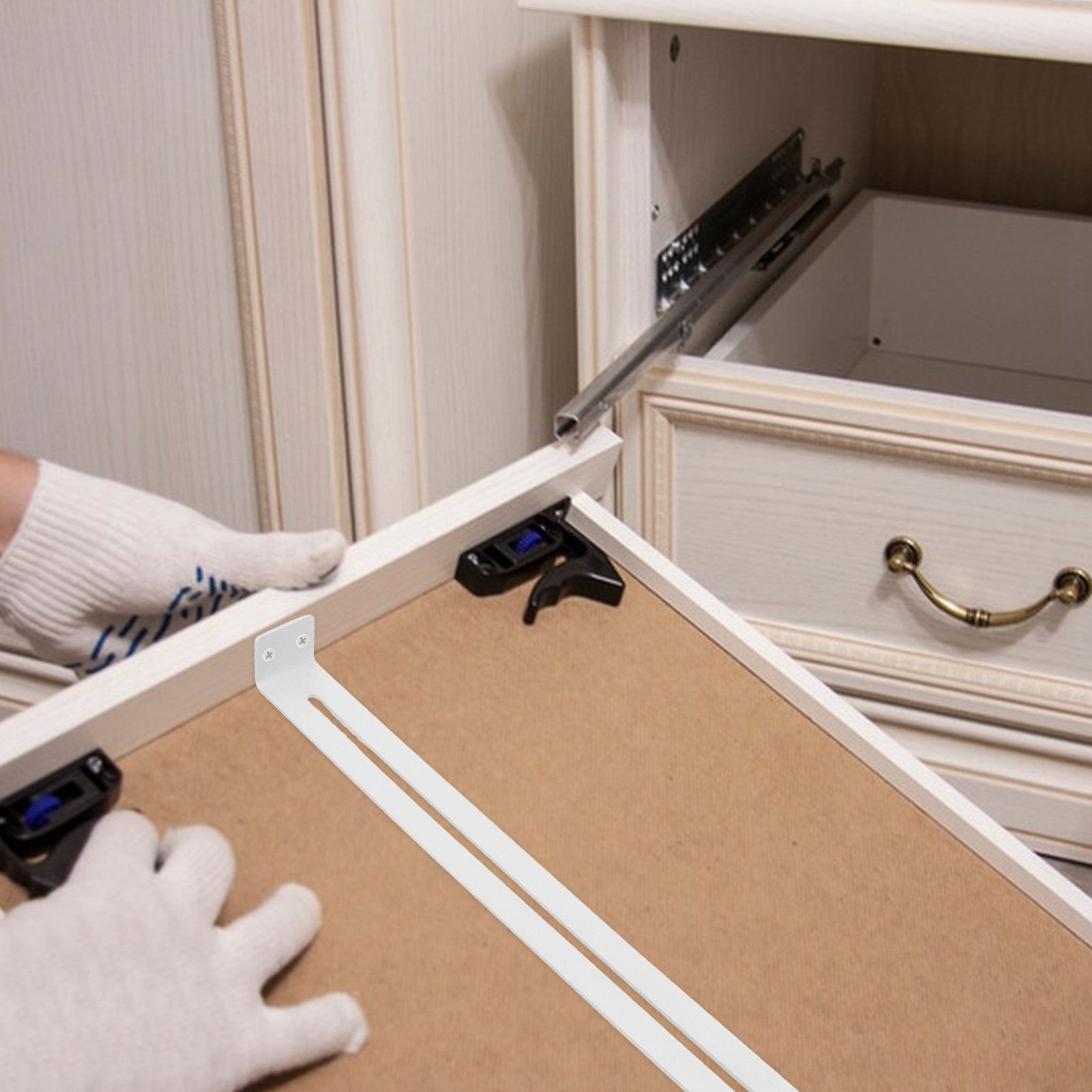Kit de 2 Peças de Suportes par - Furniture Rails Hardware avaliação e preço