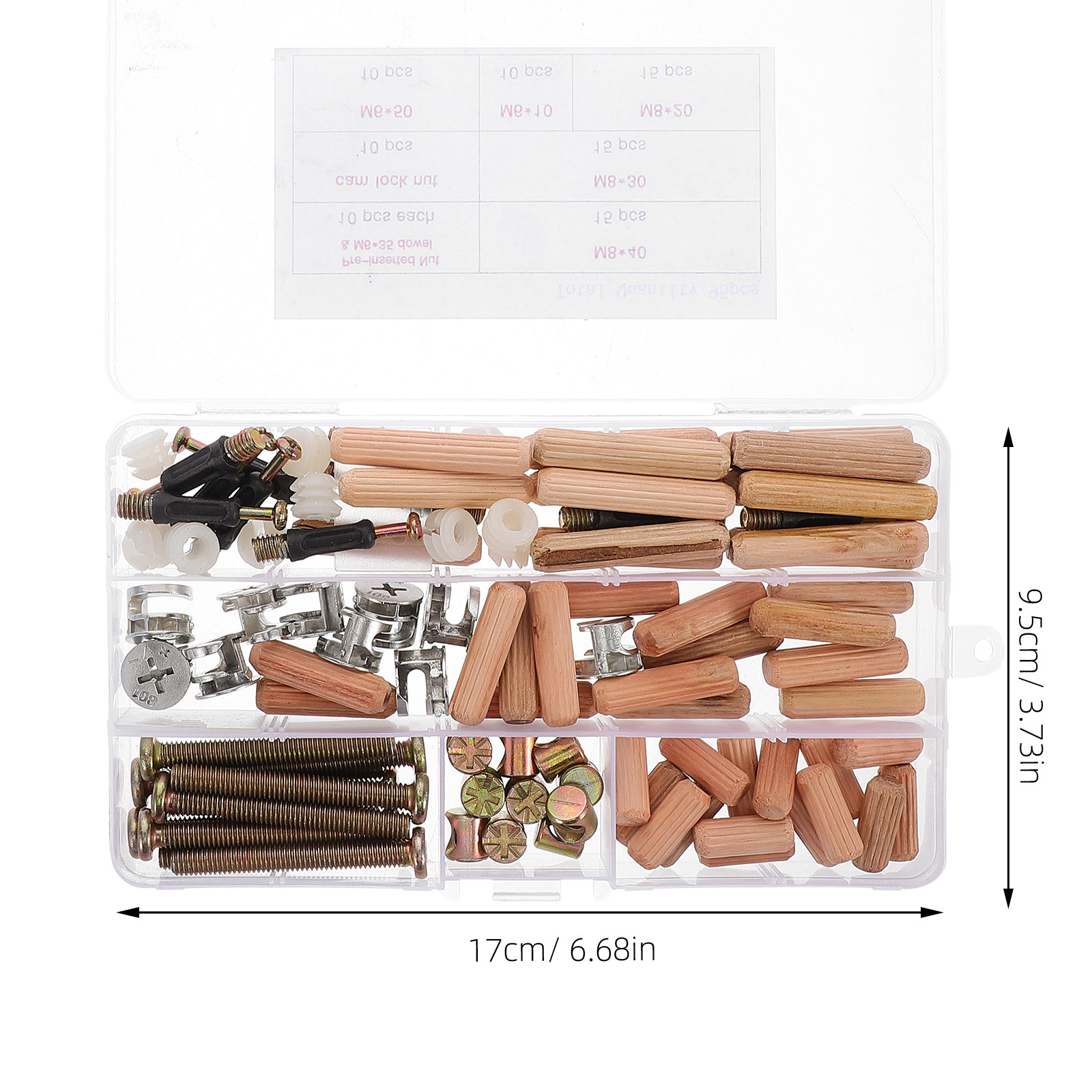 Conjunto de 95 Peças para Cone - Furniture Hardware Barrel Nut avaliação e preço