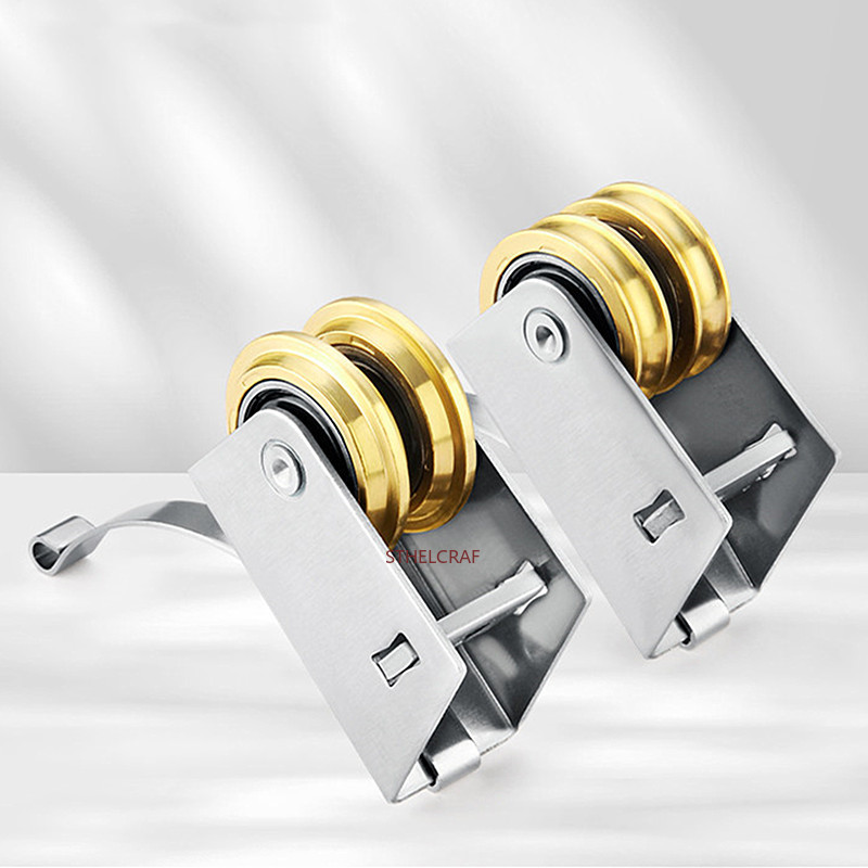 2 Peças Roldana de Aço Inoxidá - Furniture Rails Hardware avaliação e preço