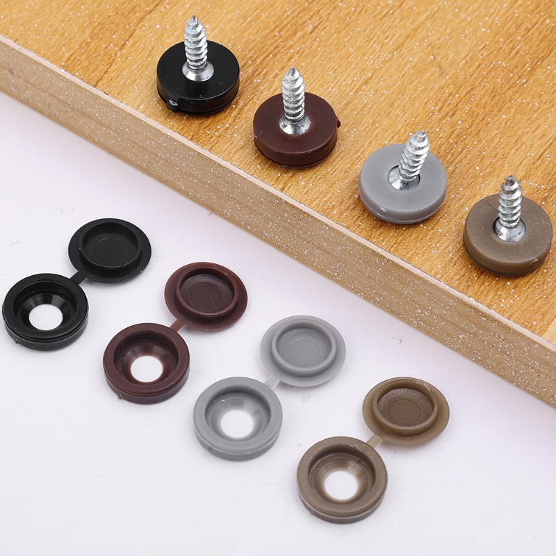 100-500 Peças Tampas Plásticas - Furniture Hardware Screws avaliação e preço