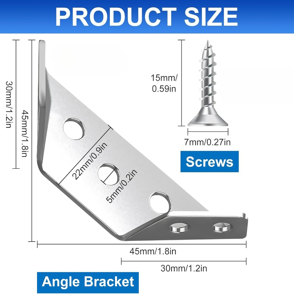 Conjunto de 120 Conectores de  - Furniture Hardware Screws avaliação e preço