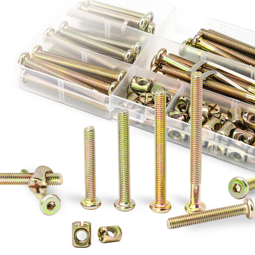 Conjunto de Parafusos de Cabeç - Furniture Hardware Barrel Nut avaliação e preço