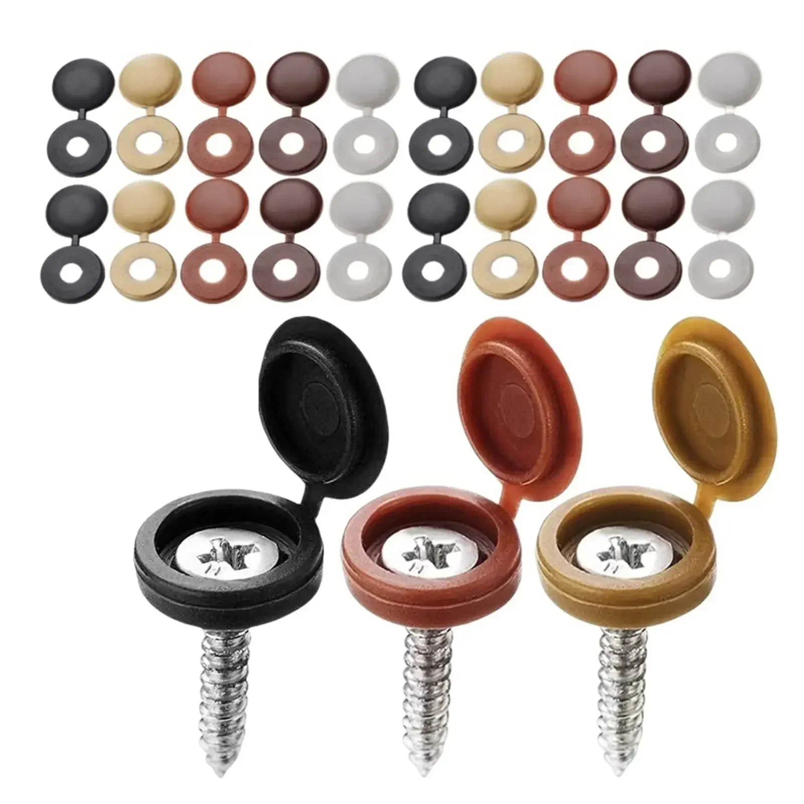 Tampa de parafuso de plástico  - Furniture Hardware Screws avaliação e preço