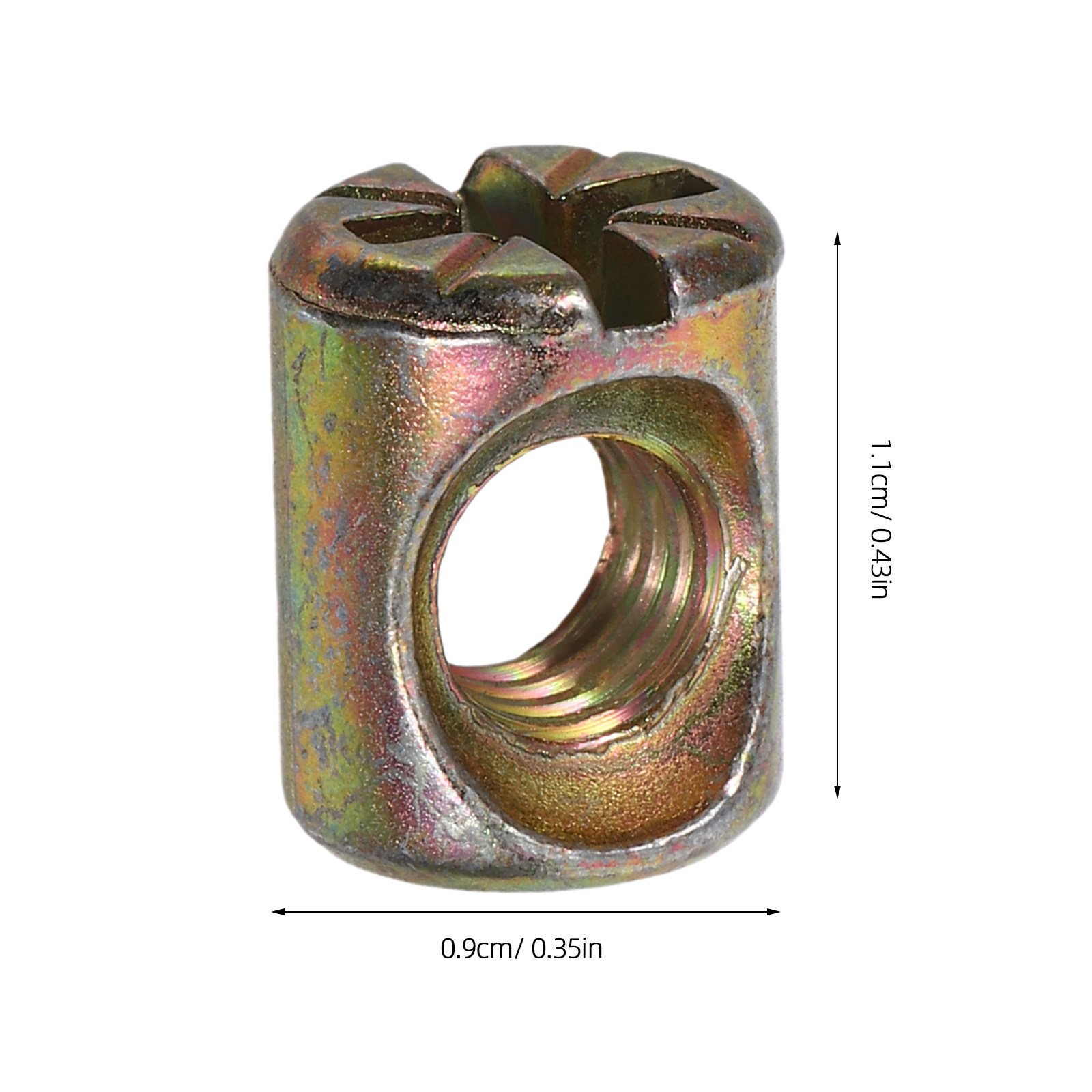Kit de 50 Peças de Conectores  - Furniture Hardware Barrel Nut avaliação e preço