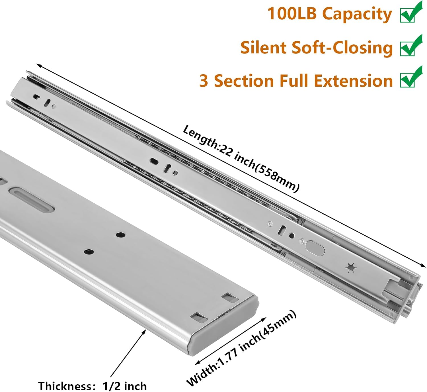 Corrediças de Gaveta de Montag - Drawer Slide Pair avaliação e preço