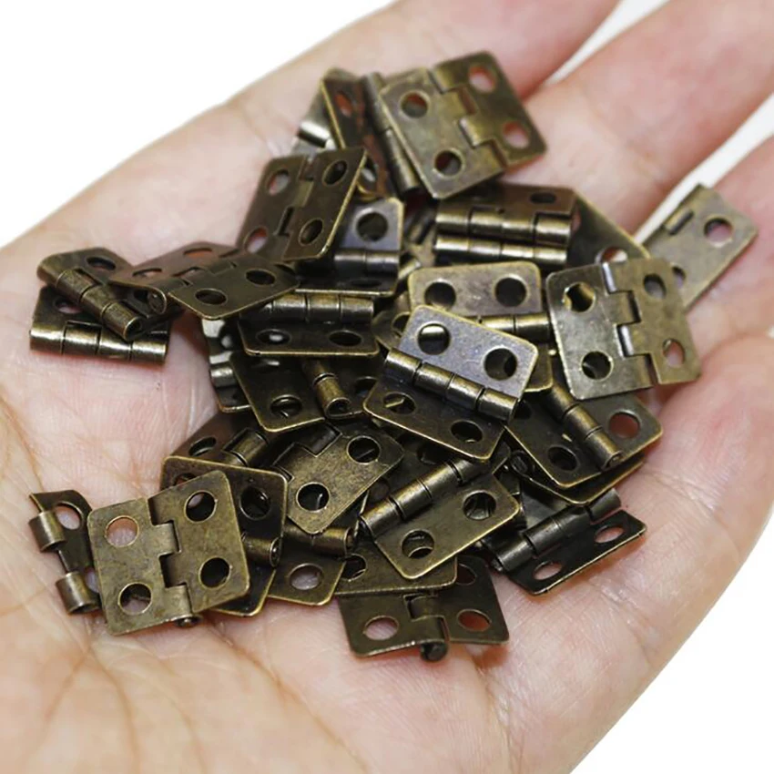 20 pçs/lote dobradiças de ferr - Furniture Hardware Hinges avaliação e preço