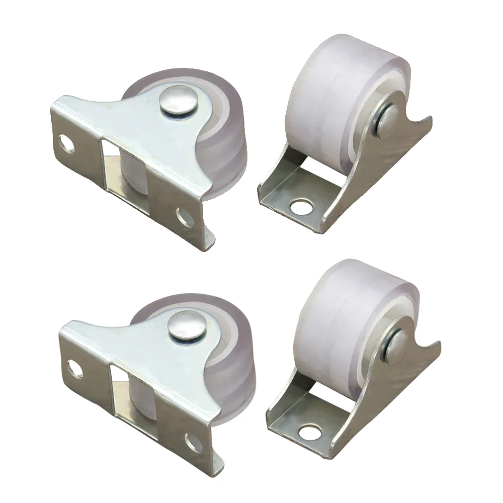 Rodízios fixos de trilho branc - Furniture Rails Hardware avaliação e preço
