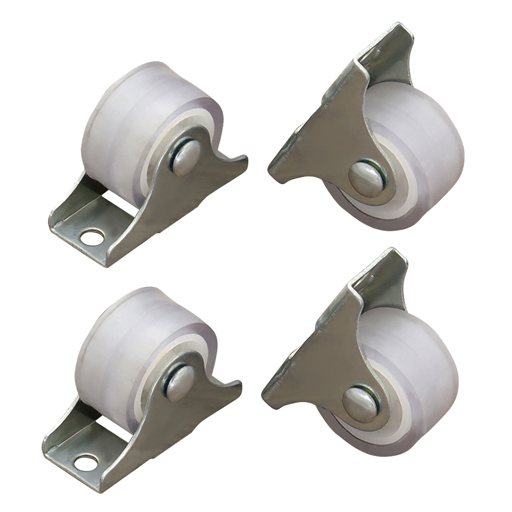 Rodízios fixos de trilho branc - Furniture Rails Hardware avaliação e preço