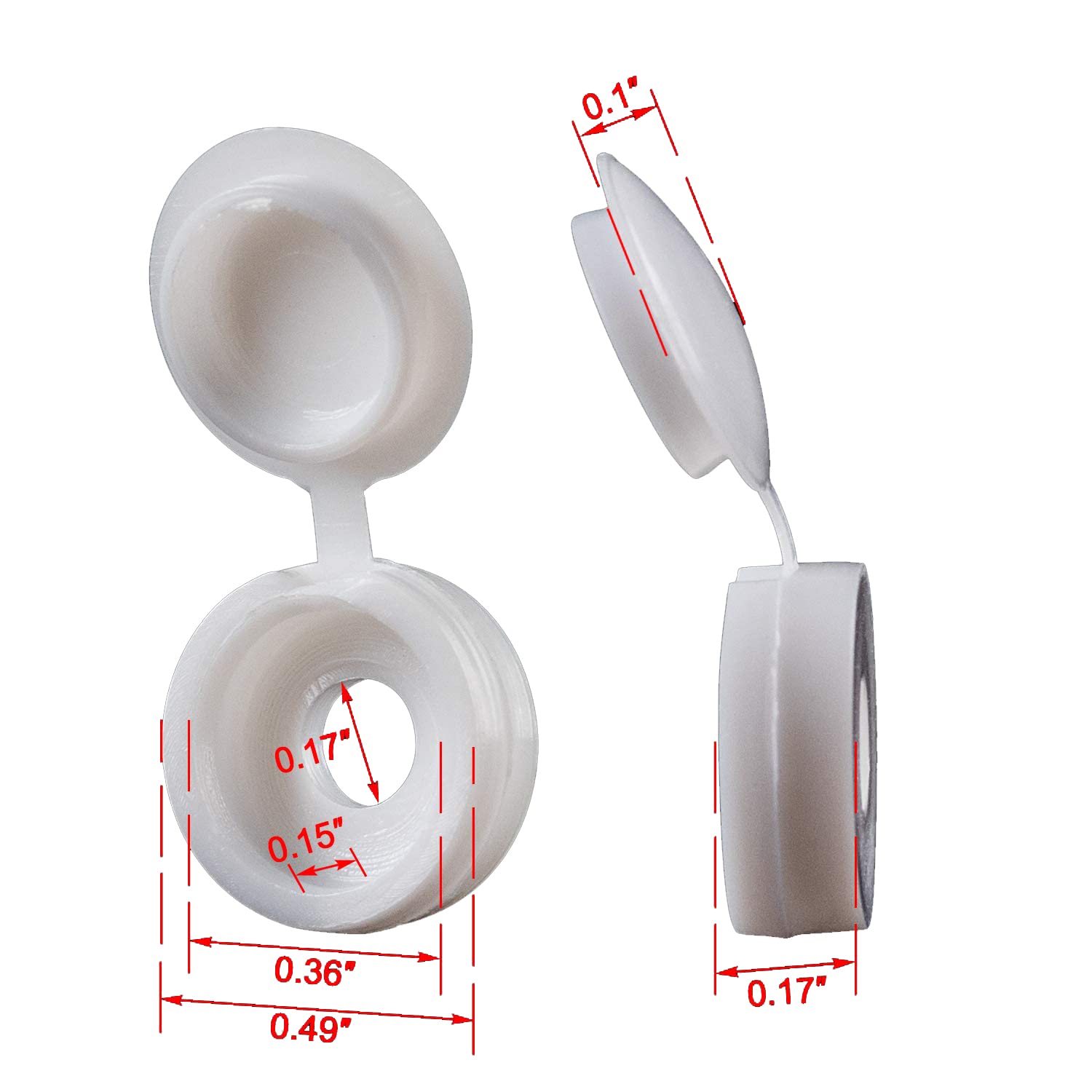 Tampa de parafuso de plástico  - Furniture Hardware Screws avaliação e preço