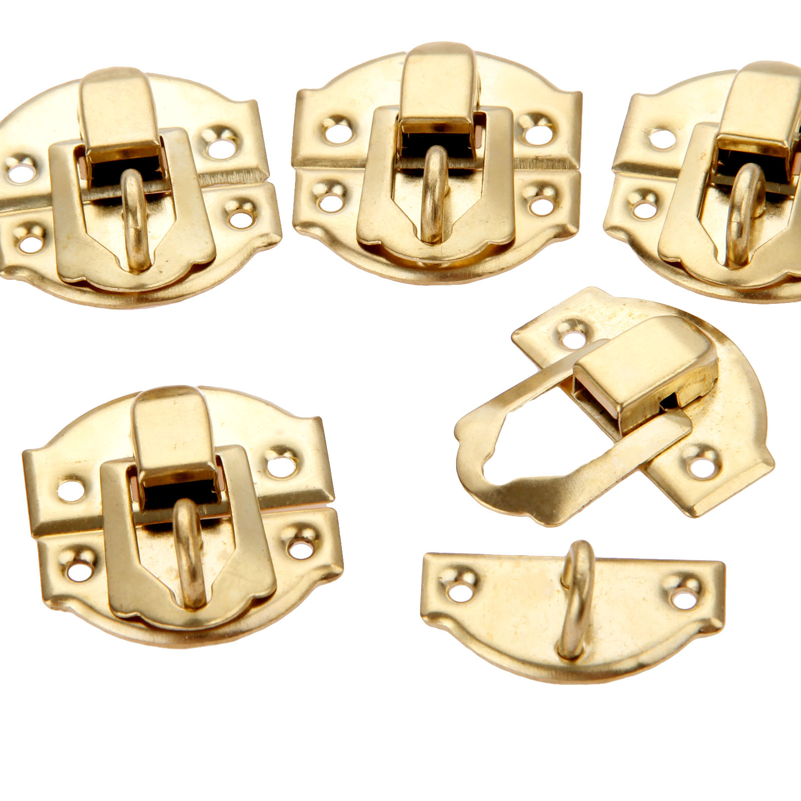 Fechos de trava de caixa doura - Furniture Hardware Screws avaliação e preço