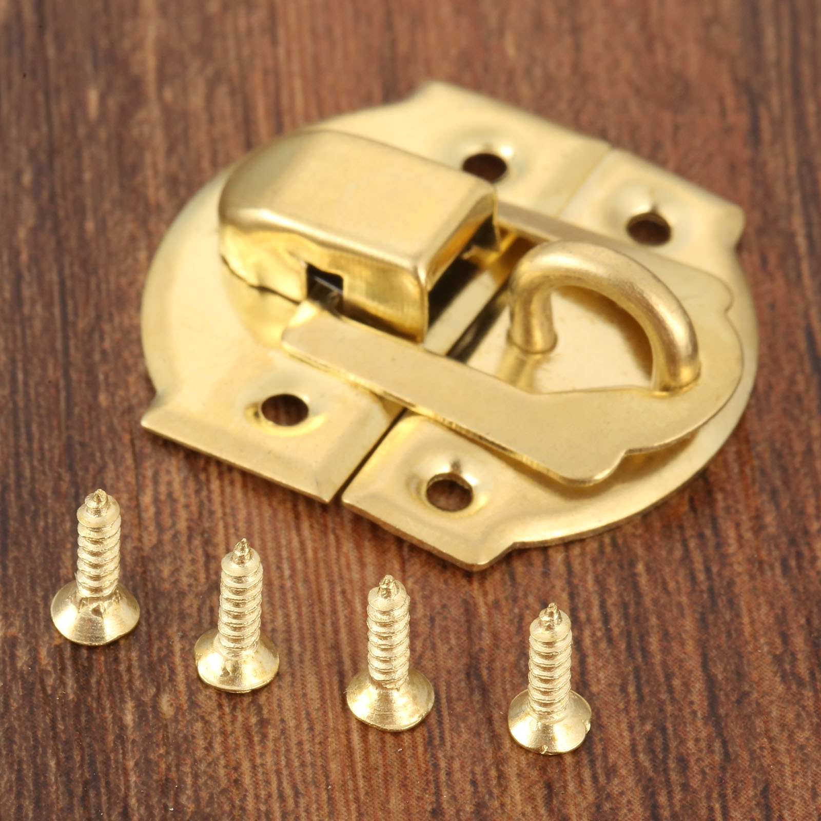 Fechos de trava de caixa doura - Furniture Hardware Screws avaliação e preço
