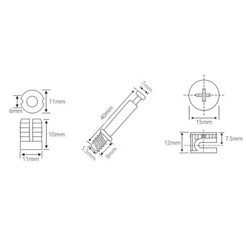 Conjunto de Ferragens para Con - Furniture Hardware Screws avaliação e preço