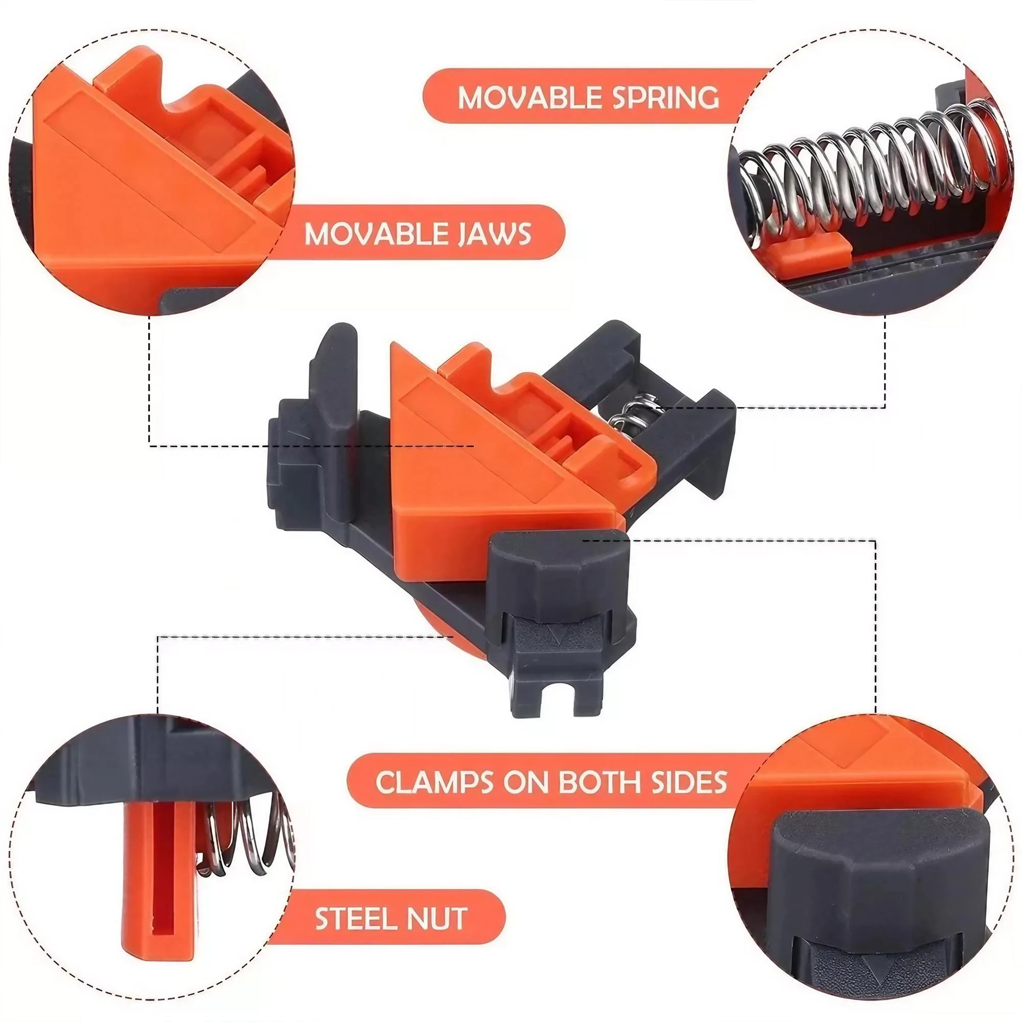 Grampo de Canto Premium 90 Gra - Furniture Hardware Repair avaliação e preço
