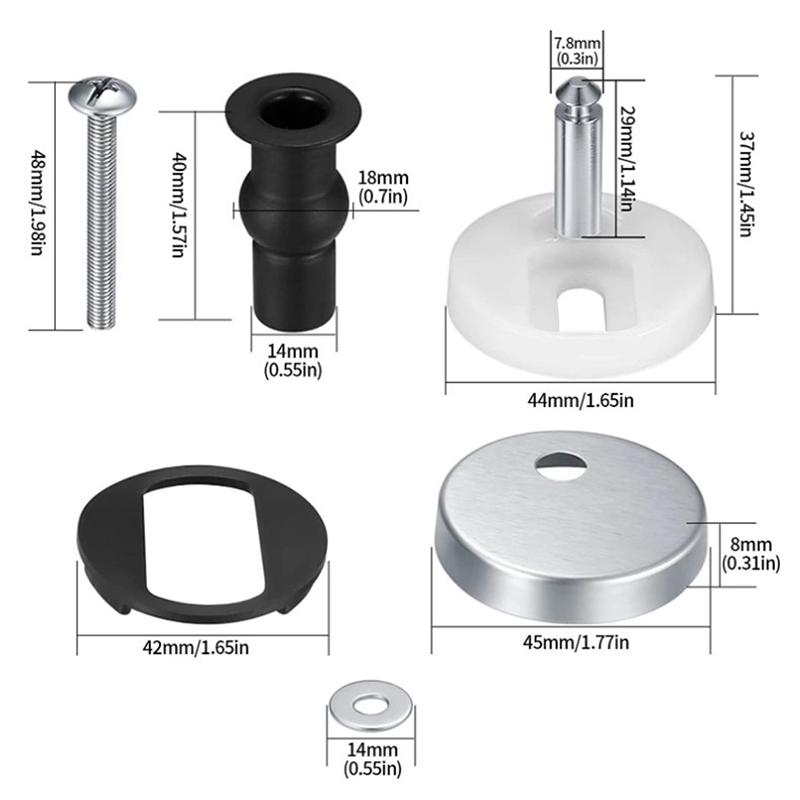 2 Peças Dobradiças de Assento  - Furniture Hardware Hinges avaliação e preço