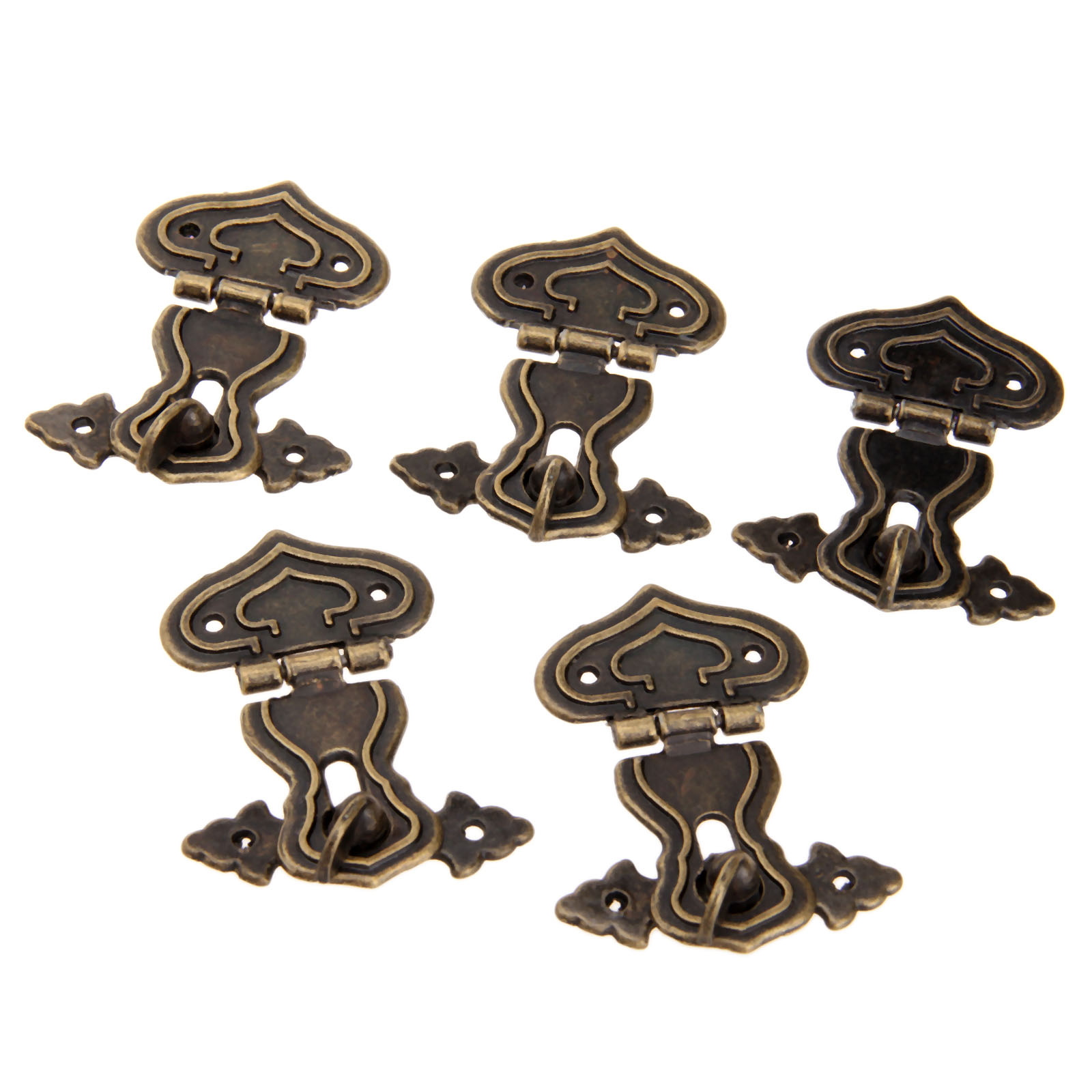 Antique Metal Lock com Parafus - Furniture Hardware Screws avaliação e preço