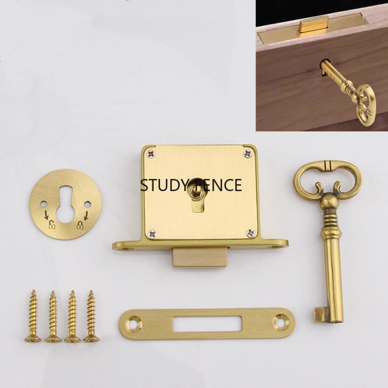 Fechadura de gaveta de metal a - Furniture Hardware Brackets avaliação e preço