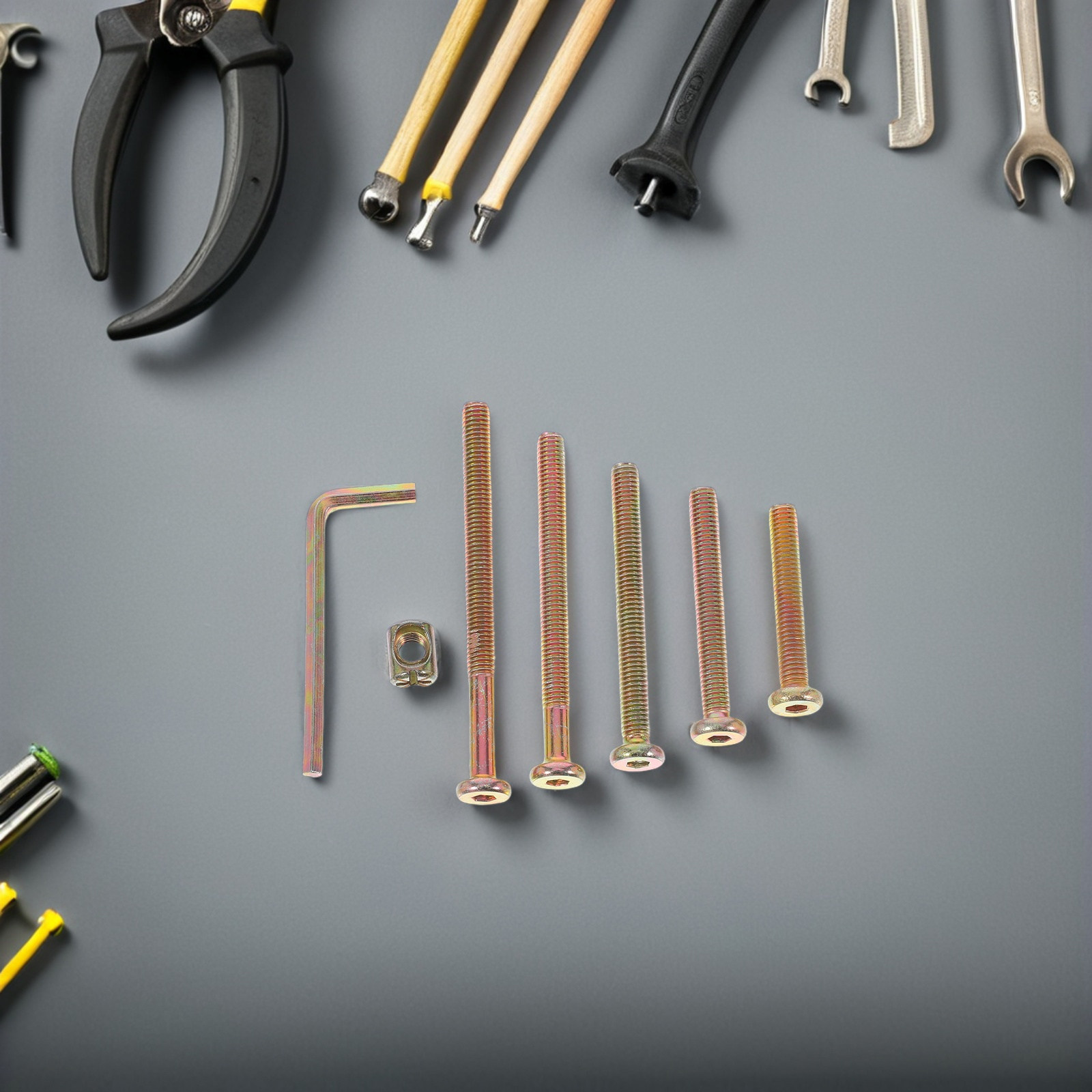 Conjunto de 49 Peças de Parafu - Furniture Hardware Barrel Nut avaliação e preço