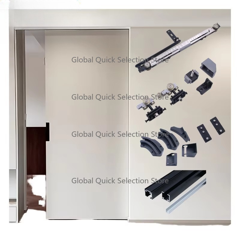 Sistema de Porta Deslizante Em - Furniture Rails Hardware avaliação e preço