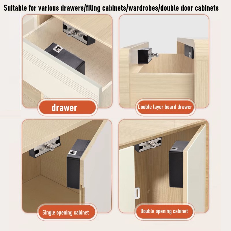 Tuya fechadura inteligente par - Furniture Hardware Brackets avaliação e preço