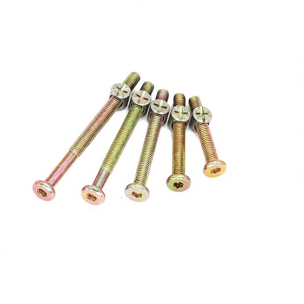 Parafusos Sextavados M6 com Po - Furniture Hardware Barrel Nut avaliação e preço