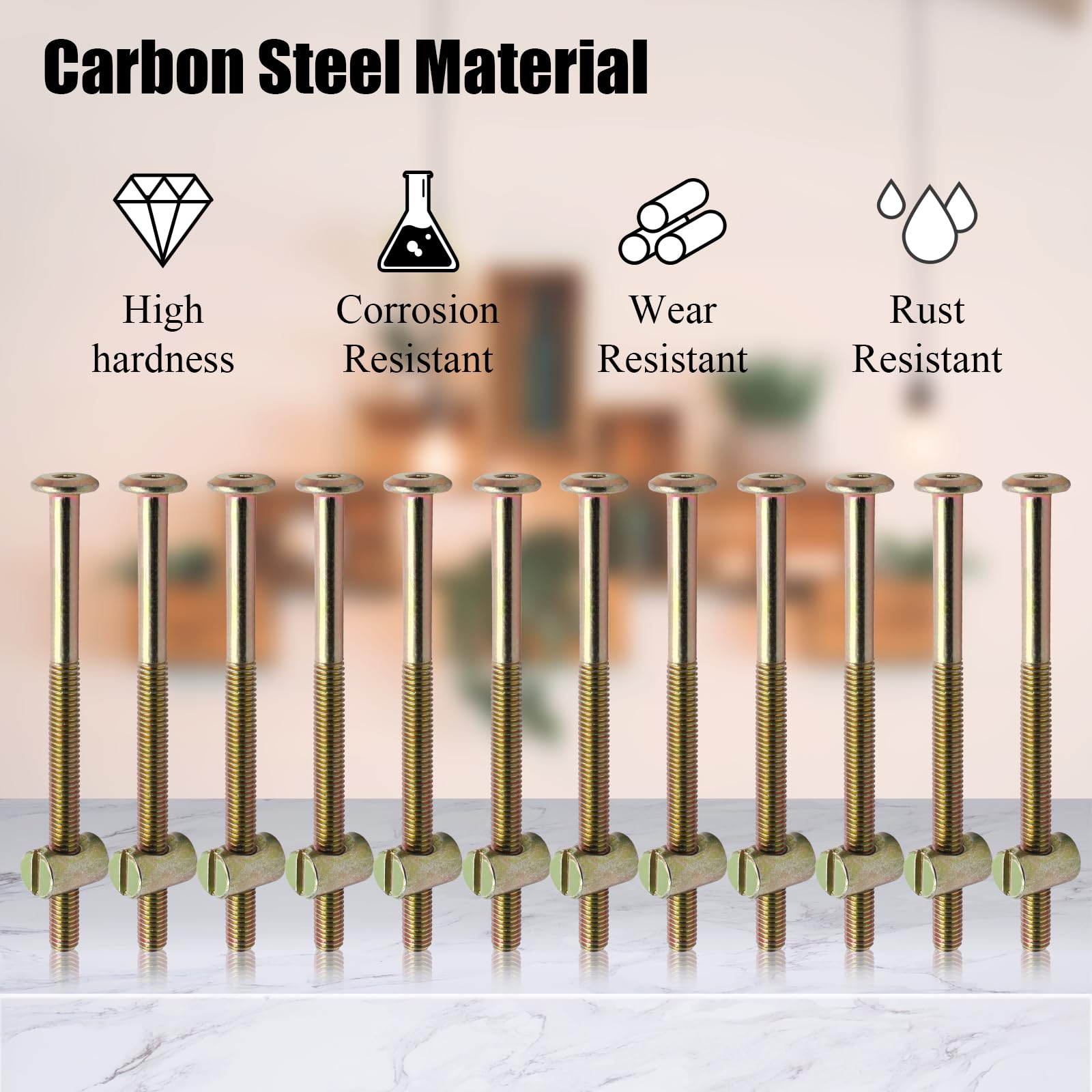 8 Conjuntos de Parafusos M6 pa - Furniture Hardware Barrel Nut avaliação e preço