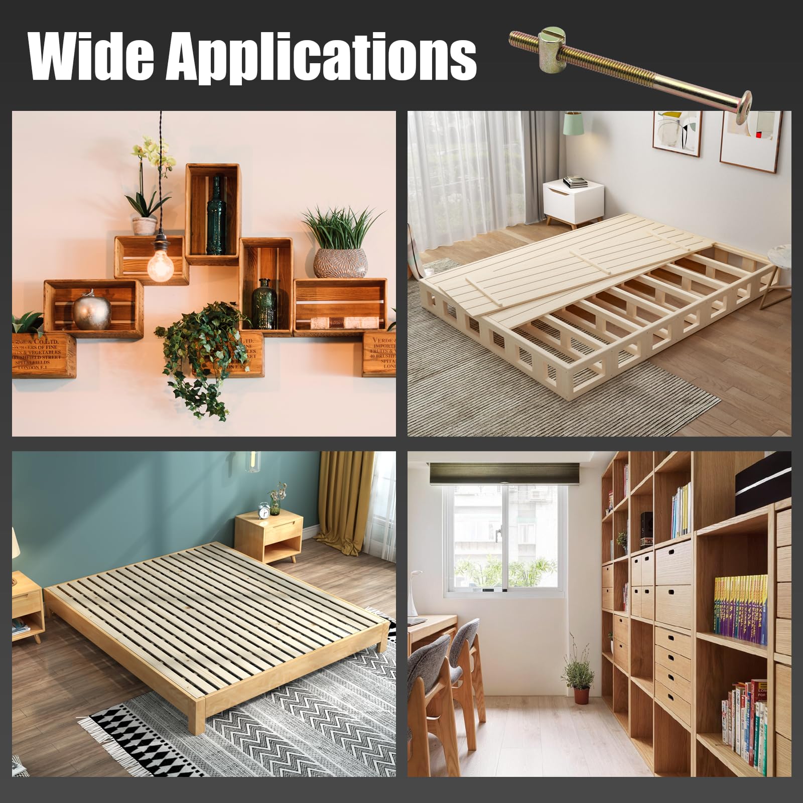 8 Conjuntos de Parafusos M6 pa - Furniture Hardware Barrel Nut avaliação e preço