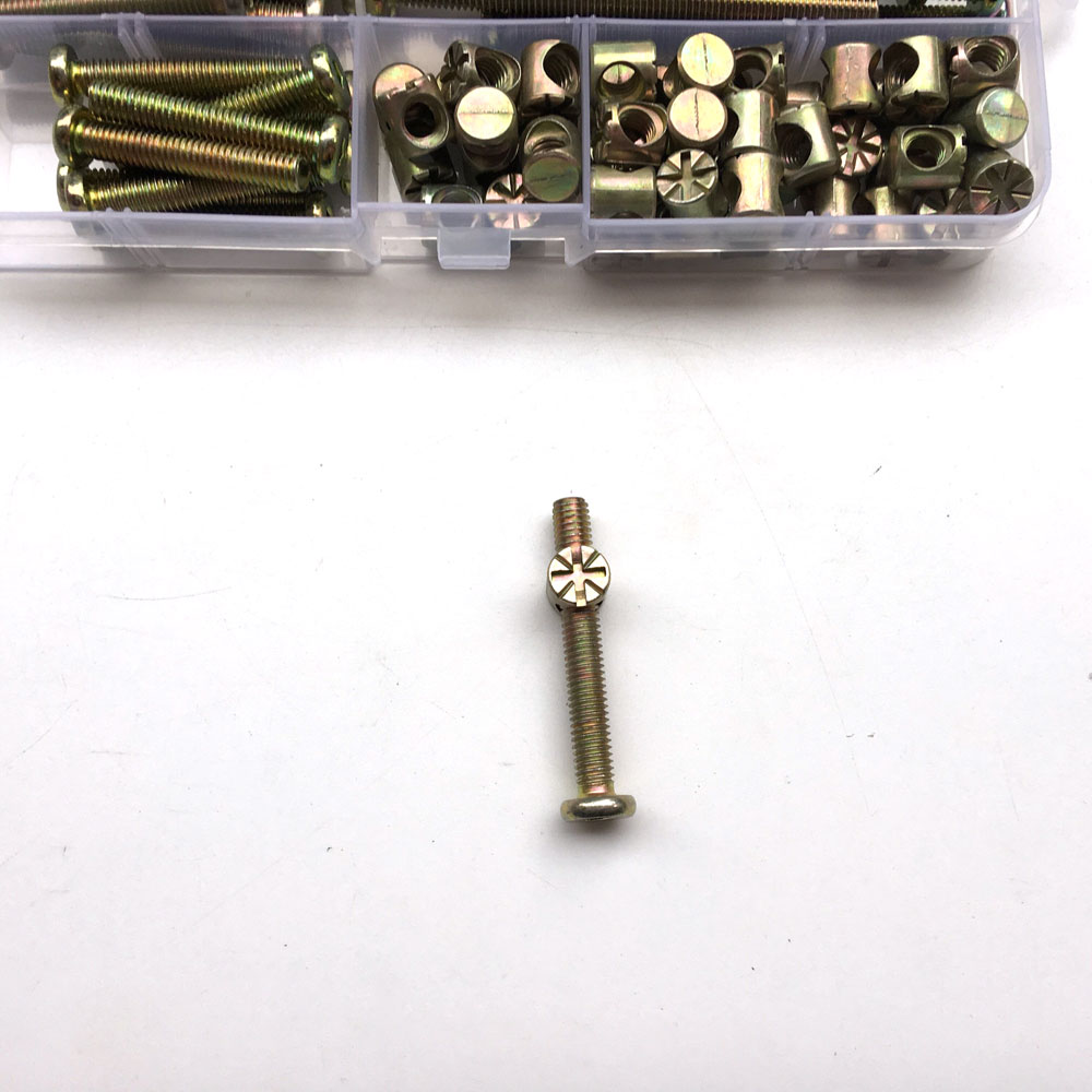 100 pçs m6 barril passador por - Furniture Hardware Barrel Nut avaliação e preço