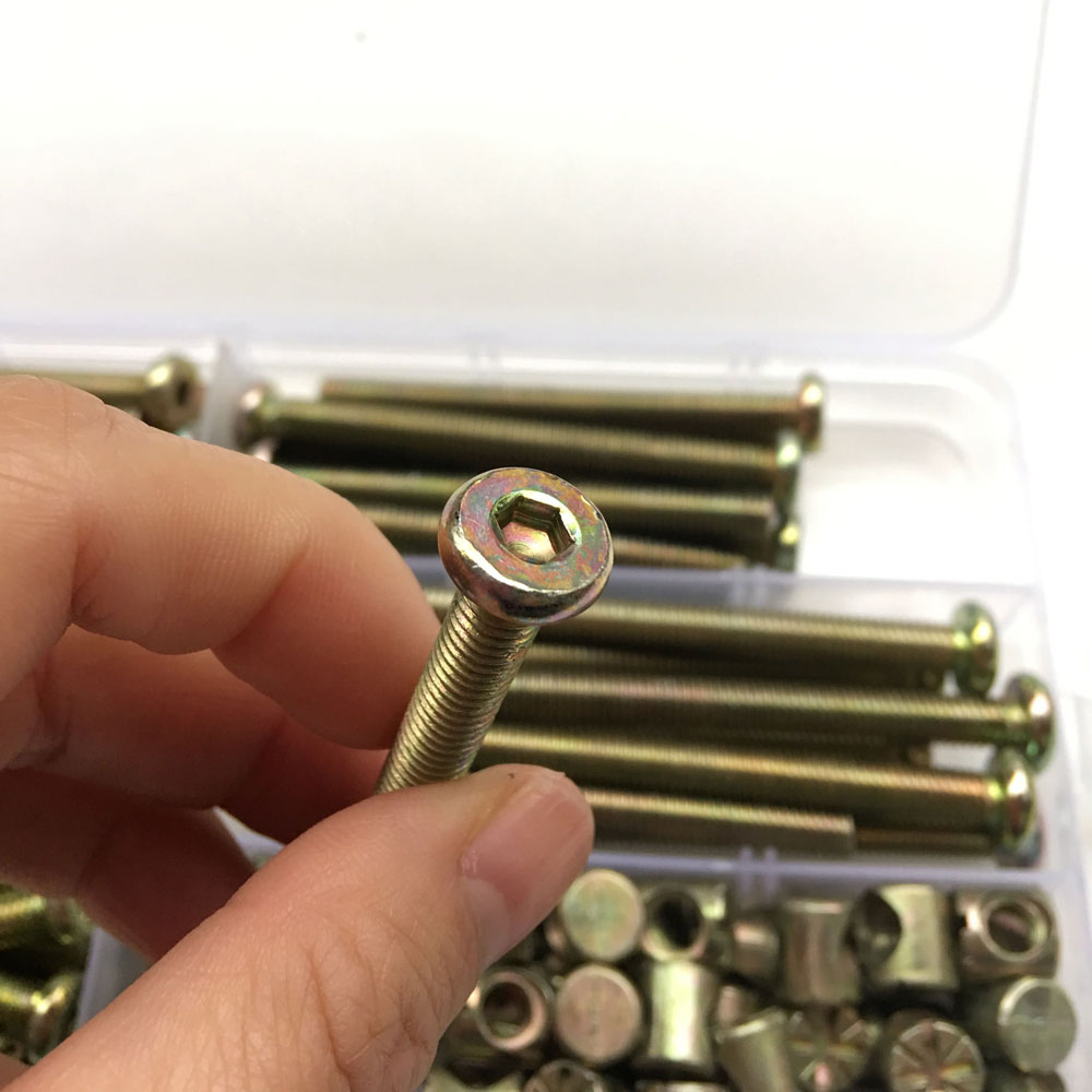 100 pçs m6 barril passador por - Furniture Hardware Barrel Nut avaliação e preço