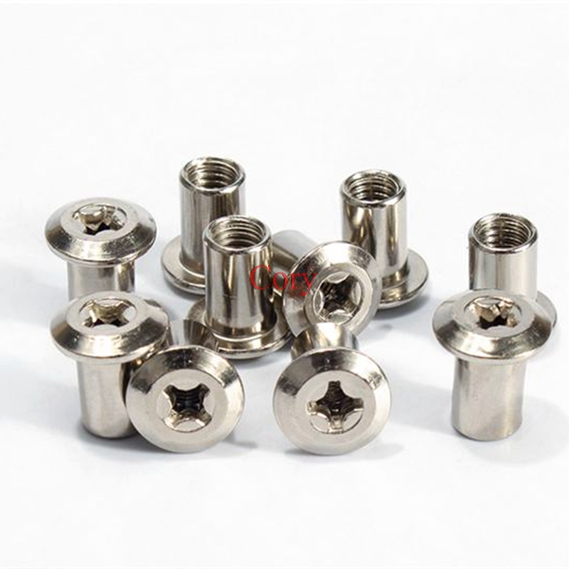10 peças 6mm porca de barril c - Furniture Hardware Barrel Nut avaliação e preço