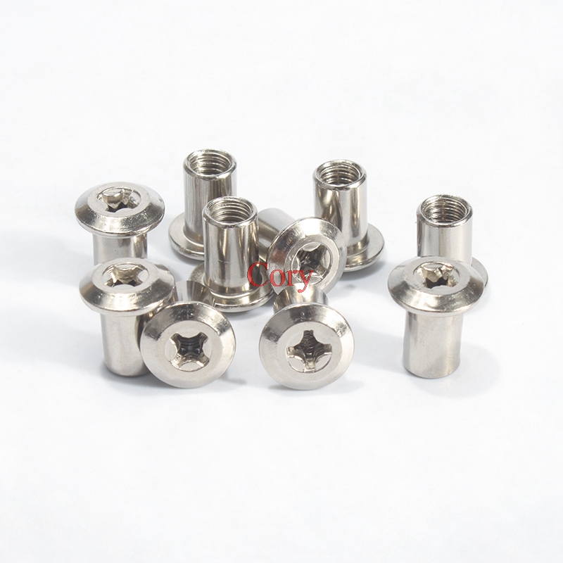 10 peças 6mm porca de barril c - Furniture Hardware Barrel Nut avaliação e preço