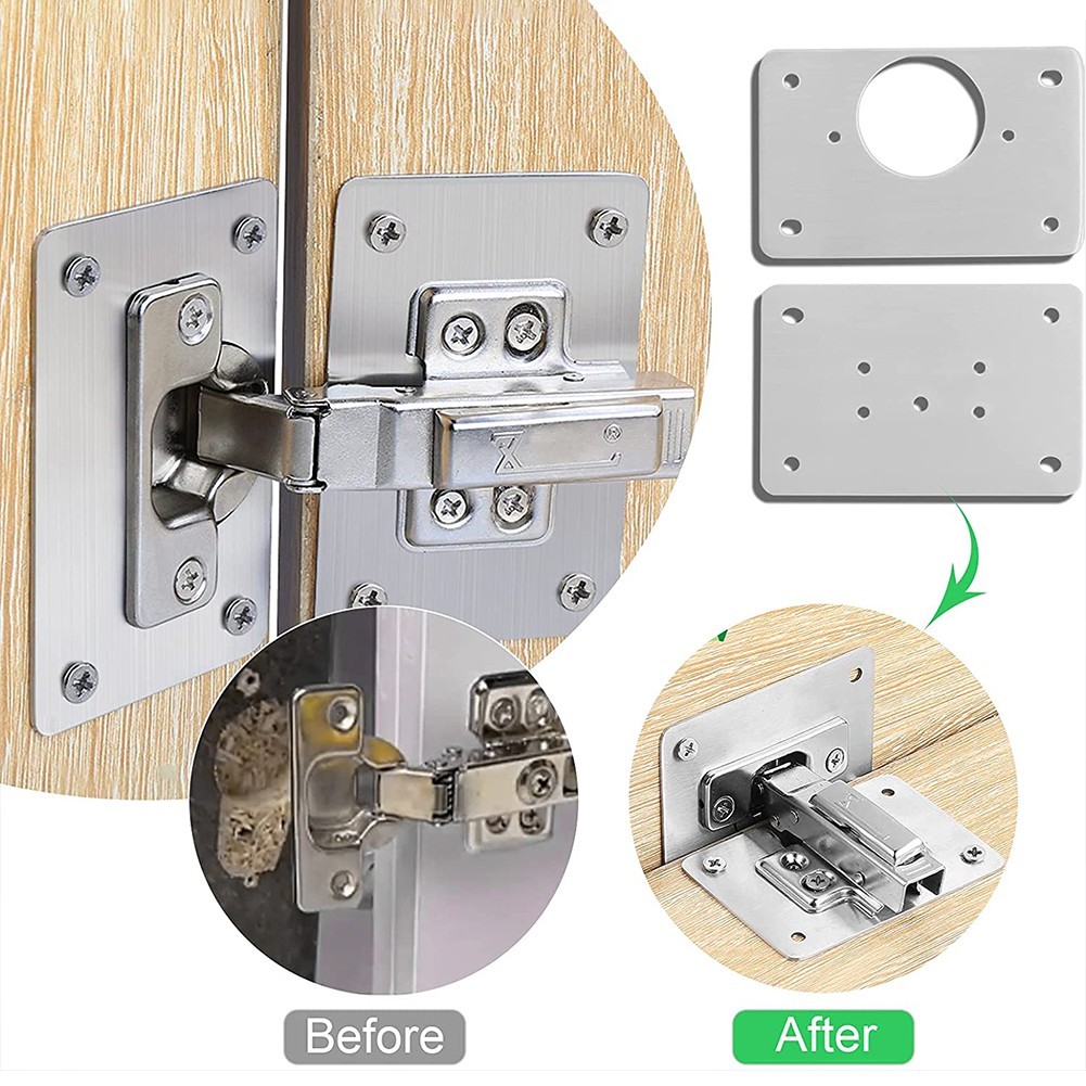 1/2/4/10 pçs placa de reparo d - Furniture Hardware Repair avaliação e preço